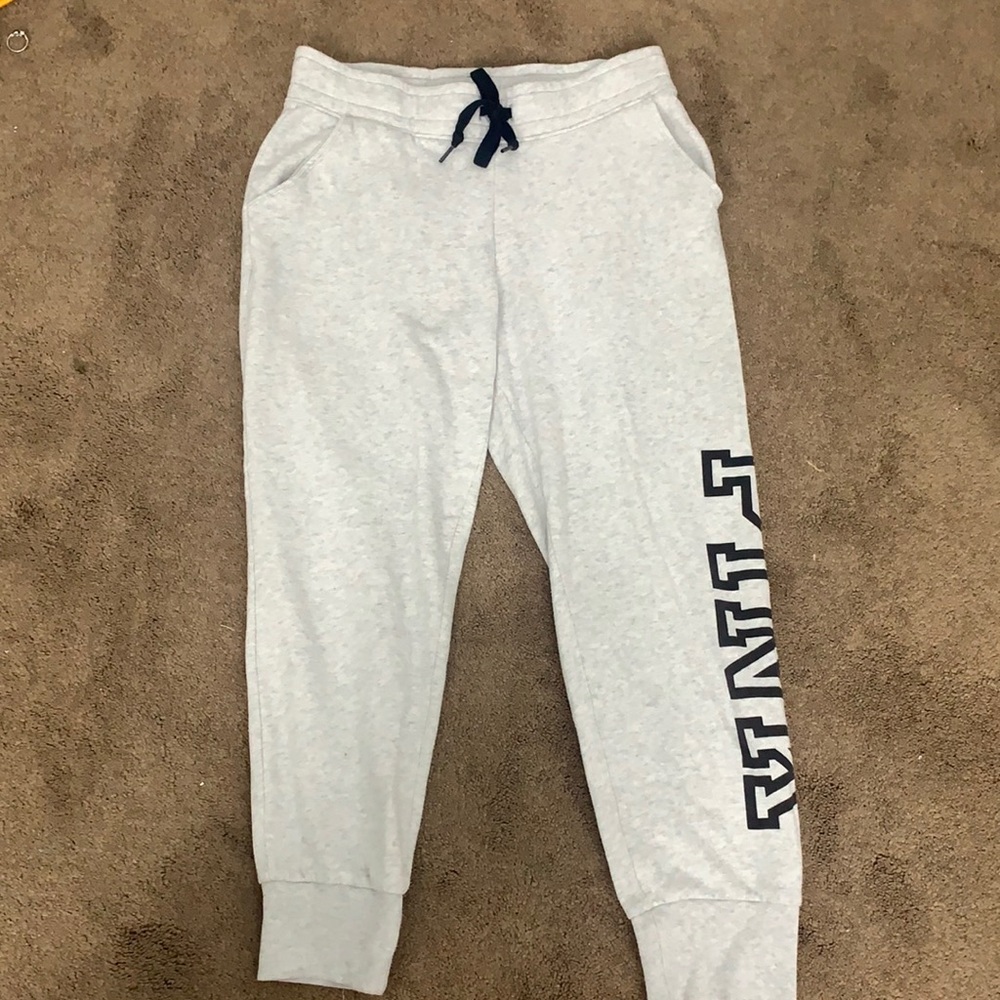 PINK grey sweatpants